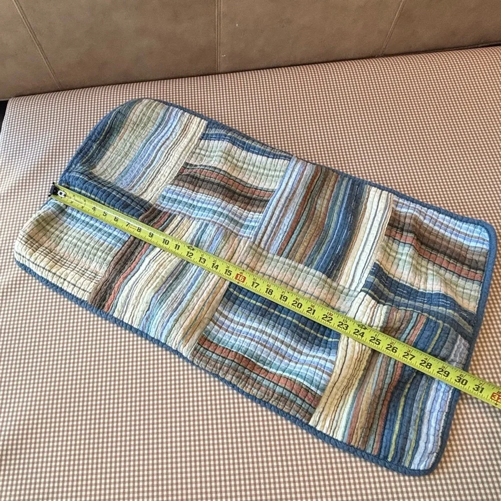 Chenab‎ One pillow case stripes boho neutral earth tones
